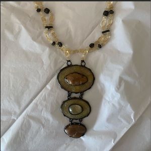 Authentic Signed Maya Evangelista wearable art neck piece